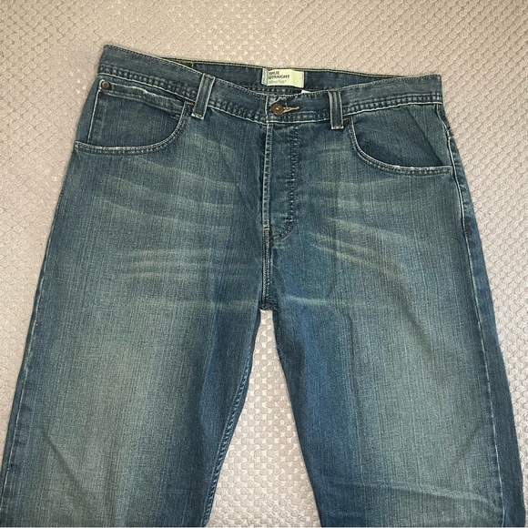 SilverTab Levi’s Vintage True Straight Light-Medium Wash Faded Button Fly Jeans - Picture 5 of 9